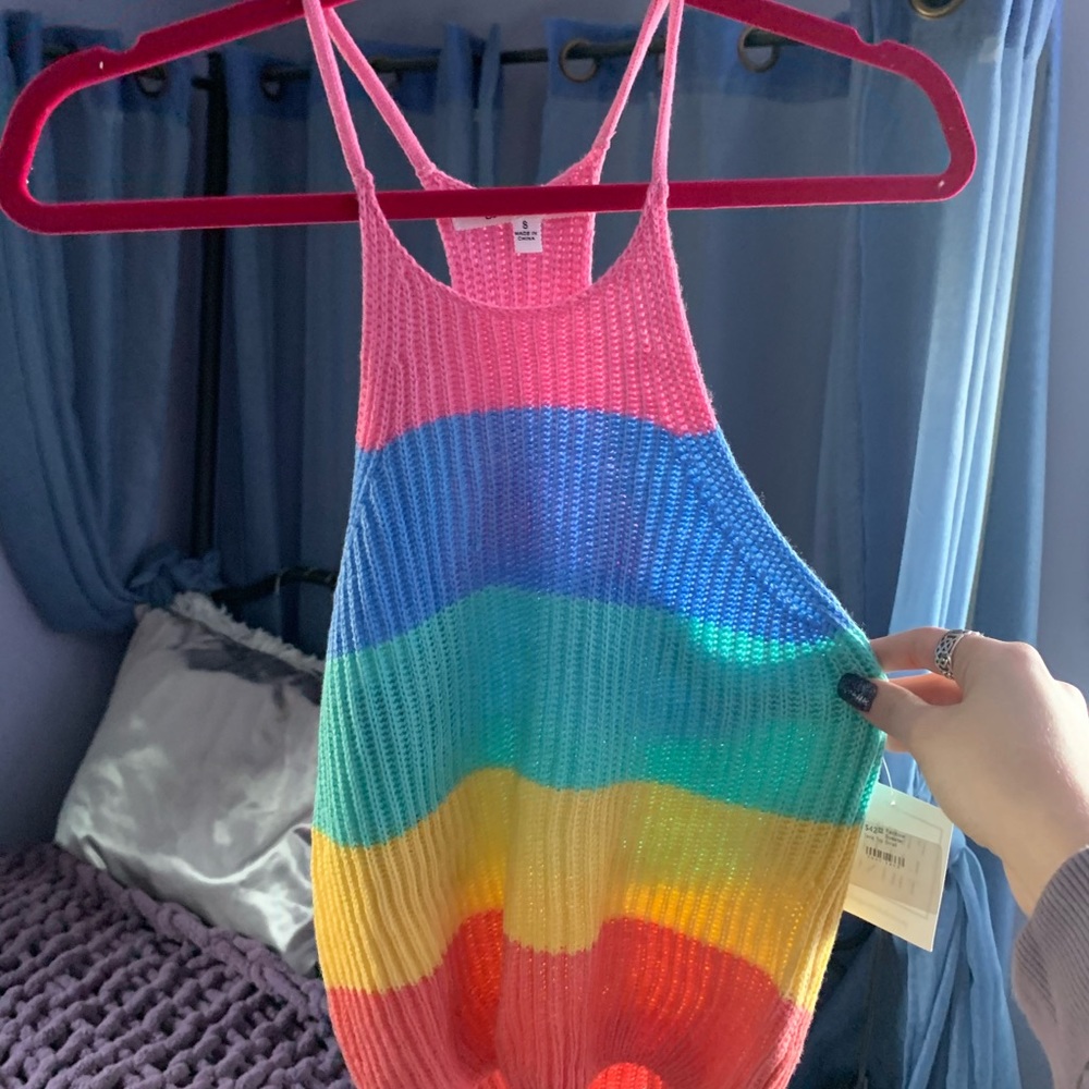 Rainbow tank top